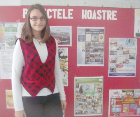 La 12 ani,Valeria este olimpică la română şi matematică